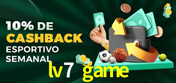 10% de bônus de cashback na lv7 game